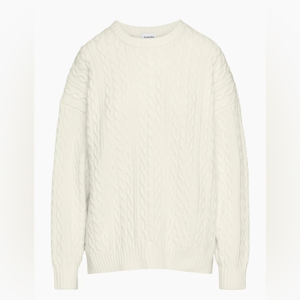 Sunday Best - Peggy Sweater(Whisper White) - Picture 6 of 6